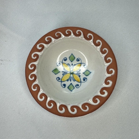 Hand Painted Ceramic 3.5 Inch Bowl Made in Italy - Picture 1 of 6